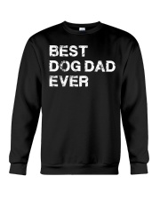 Best dog dad ever design Crewneck Sweatshirt tile