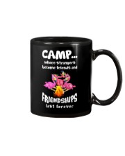 Camp friendships last forever Mug tile