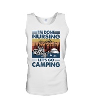 done nursing go camping motorcycle Unisex Tank tile