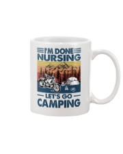 done nursing go camping motorcycle Mug tile
