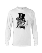 Cat smoke Long Sleeve Tee tile