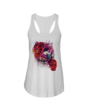 poodle Ladies Flowy Tank tile