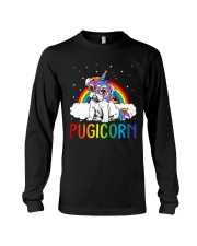 Pugicorn dog Long Sleeve Tee tile
