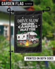 Drunk campers matter motorhome 11.5"x17.5" Garden Flag aos-garden-flag-11-5-x-17-5-lifestyle-front-13