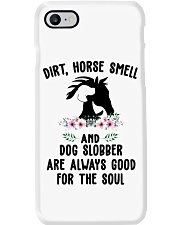 dirt horse smell dog slobber Phone Case tile