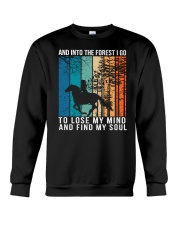 And into the forest I go To lose my mind and find my soul Crewneck Sweatshirt tile