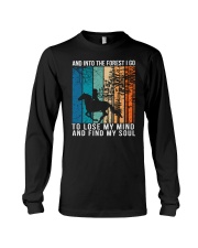 And into the forest I go To lose my mind and find my soul Long Sleeve Tee tile
