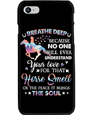 Breathe deep because no one will ever understand your love for that horse smell Phone Case tile