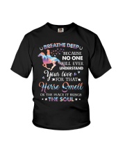 Breathe deep because no one will ever understand your love for that horse smell Youth T-Shirt tile
