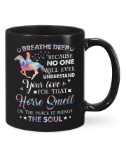Breathe deep because no one will ever understand your love for that horse smell Mugs tile