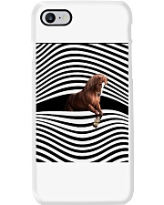 Horse line mask Phone Case tile