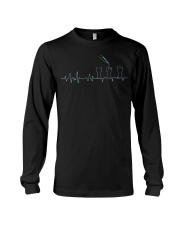 Beer heart beat Long Sleeve Tee tile