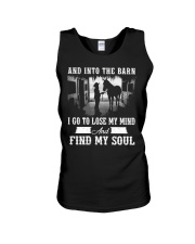 And into the barn i go to lose my mind Unisex Tank tile