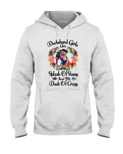 Dachshund Girls Hooded Sweatshirt tile