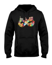 cat infinity symbol Hooded Sweatshirt tile