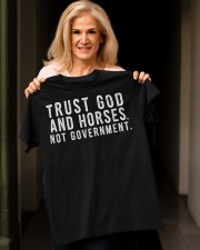 trust god and horses not government 2 Classic T-Shirt apparel-classic-tshirt-lifestyle-front-118