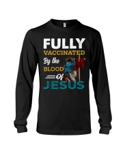 fully vaccinated by the blood of jesus Horse 1 Long Sleeve Tee tile