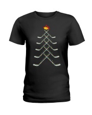 Hockey Stick Tree Ladies T-Shirt tile