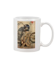 Motorcycle girl vintage Mug tile