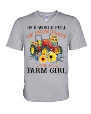 Farm Girl 1 V-Neck T-Shirt tile