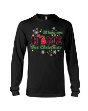 Michigan All hearts come home Long Sleeve Tee tile