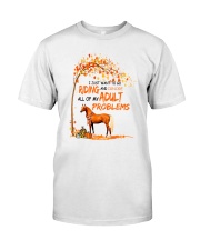 horse go riding ignore adult problems autumn tee Premium Fit Mens Tee tile