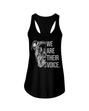 pitbull we are their voice Ladies Flowy Tank tile