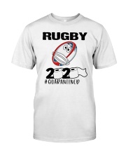 rugby 2020 quarantined Premium Fit Mens Tee tile
