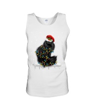 cat christmas Unisex Tank tile