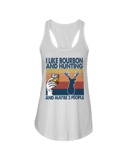 bourbon hunting may be 3 people Ladies Flowy Tank tile