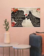 german shepherd girl poster 24x16 Poster poster-landscape-24x16-lifestyle-22