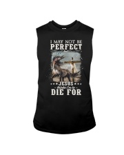 I may not be perfect but jesus thinks I'm to die for Sleeveless Tee tile
