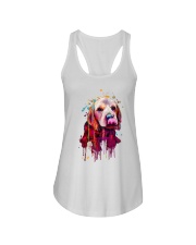 cocker spaniel Ladies Flowy Tank tile
