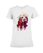 cocker spaniel Premium Fit Ladies Tee tile