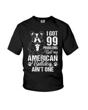 American bull dog aint one Youth T-Shirt tile