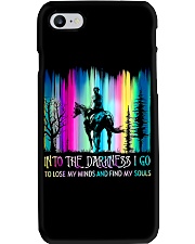 into the darkness i go Phone Case tile