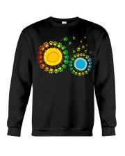 Dog dandelion Crewneck Sweatshirt tile
