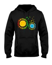 Dog dandelion Hooded Sweatshirt tile