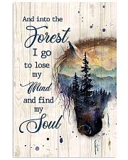And into the forest I go, to lose my mind and find my soul Vertical Poster tile