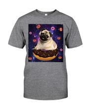 Pug Donut dog Classic T-Shirt tile