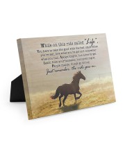 horse the ride goes on Easel-Back Gallery Wrapped Canvas tile