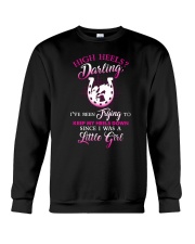 high heels darling I've been trying to keep my heels down Crewneck Sweatshirt tile