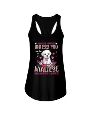 Unless you can be a Maltese dog Ladies Flowy Tank tile