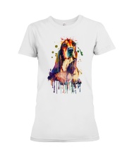 bassethound Premium Fit Ladies Tee tile
