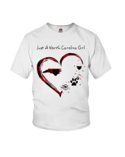 Simple Heart North Carolina Youth T-Shirt tile