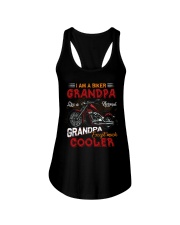 Biker grandpa cooler Ladies Flowy Tank tile