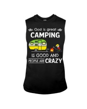 Camping is good Sleeveless Tee tile