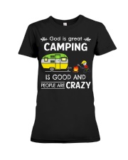 Camping is good Premium Fit Ladies Tee tile