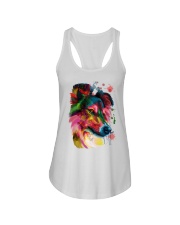 sheltie Ladies Flowy Tank tile