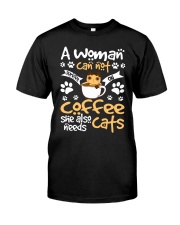 Coffee and Cats Classic T-Shirt front